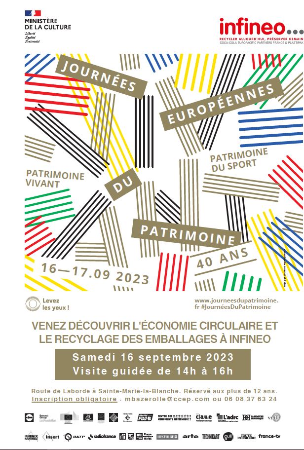 journées du patrimoine 2023 Infineo . visite de 14h à 16h le 16 septembre